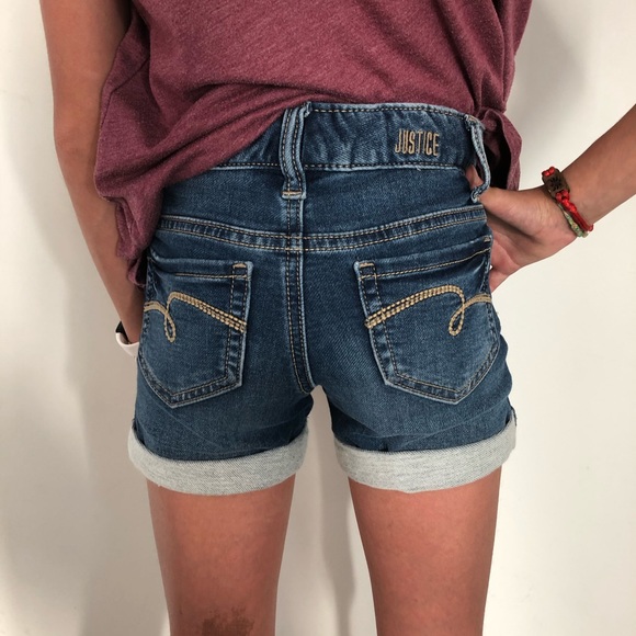 Justice Denim Shorts - Picture 2 of 5